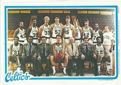 Boston Celtics Basketball Cards 1980 Topps Pin-Ups Prices
