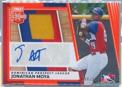 Jonathan Moya [Orange] #DMS-JM Baseball Cards 2022 Panini Elite Extra Edition DPL Material Signatures Prices