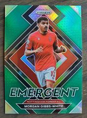 Morgan Gibbs White [Green] Soccer Cards 2022 Panini Prizm Premier League Emergent Prices