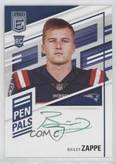 Bailey Zappe [Green Ink] #PP-BZ Football Cards 2022 Panini Donruss Elite Pen Pals Autographs Prices