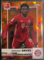 Alphonso Davies [Orange] #82 Soccer Cards 2021 Topps Chrome Bundesliga Sapphire Prices