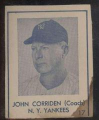 John Corriden [Hand Cut] #17 Baseball Cards 1948 R346 Blue Tint Prices
