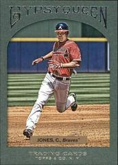 Chipper Jones [Framed Green] #24 Baseball Cards 2011 Topps Gypsy Queen Prices