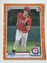 Evan Carter [Orange] #BD-126 Baseball Cards 2020 Bowman Draft Prices