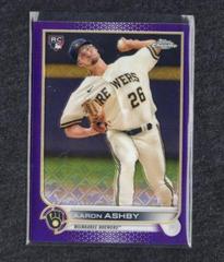 Aaron Ashby [Purple] #91 Baseball Cards 2022 Topps Chrome Logofractor Prices