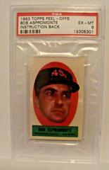 Bob Aspromonte Baseball Cards 1963 Topps Peel Offs Prices