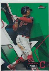 Francisco Lindor [Green Refractor] #2 Baseball Cards 2018 Topps Finest Prices