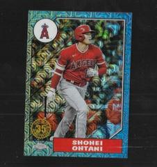 Shohei Ohtani [Blue] #T87C-1 Baseball Cards 2022 Topps Silver Pack 1987 Chrome Prices