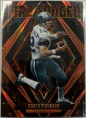 Roger Staubach [Orange] Football Cards 2022 Panini Phoenix Fire Forged Prices