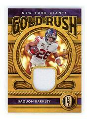 Saquon Barkley [Prime] #GR-SBA Football Cards 2022 Panini Gold Standard Rush Prices
