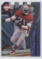 Deion Sanders [Die Cut] Football Cards 1995 Collector's Edge Excalibur Prices