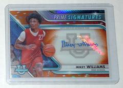 Mikey Williams [Orange] #PCS-MW Basketball Cards 2022 Bowman Chrome University Prime Signatures Prices