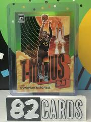 Donovan Mitchell [Lime Green] #5 Basketball Cards 2021 Panini Donruss Optic T Minus 3 2 1 Prices