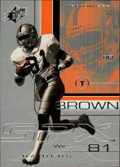 Tim Brown Football Cards 2001 Spx Prices