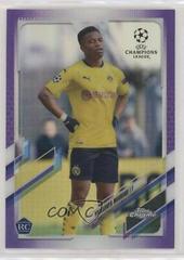 Youssoufa Moukoko [Purple] #55 Soccer Cards 2020 Topps Chrome UEFA Champions League Prices