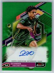 Evander [Neon Green Refractor] #A-E Soccer Cards 2023 Finest MLS Autograph Prices