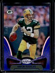 Aaron Rodgers [Blue] #57 Football Cards 2018 Panini Certified Prices