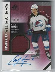 Cale Makar Hockey Cards 2021 SP Game Used Inked Sweaters Autograph Prices