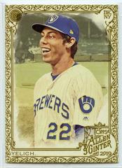 Christian Yelich [Gold Hot Box] #2 Baseball Cards 2019 Topps Allen & Ginter Prices