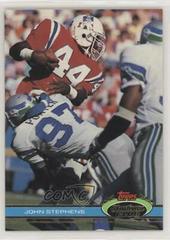 John Stephens [Super Bowl XXVI] #156 Football Cards 1991 Stadium Club Prices