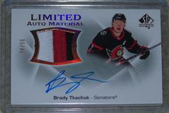 Brady Tkachuk Hockey Cards 2021 SP Authentic Limited Auto Material Prices