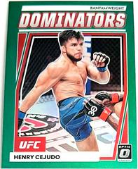 Henry Cejudo [Green] #24 Ufc Cards 2023 Panini Donruss Optic UFC Dominators Prices