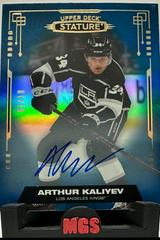 Arthur Kaliyev [Autograph Blue] #29 Hockey Cards 2021 Upper Deck Stature Prices
