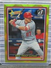 Mike Trout [Gold] #AS12 Baseball Cards 2018 Panini Donruss All Stars Prices