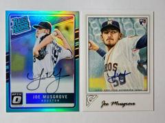 Joe Musgrove [Aqua] Baseball Cards 2017 Panini Donruss Optic Rated Rookie Signatures Prices