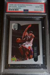 Michael Jordan #60 Basketball Cards 1998 Upper Deck International MJ Stickers Prices