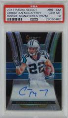 Christian McCaffrey #RS-CM Football Cards 2017 Panini Select Rookie Signatures Prizm Prices