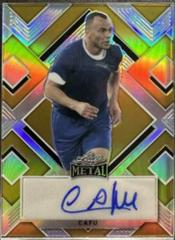 Cafu [Prismatic Gold] Soccer Cards 2022 Leaf Metal Champions Autographs Prices