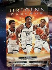 Ja Morant, Jaren Jackson Jr. , Desmond Bane #5 Basketball Cards 2022 Panini Origins Nucleus Prices