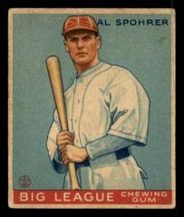 Al Spohrer #94 Baseball Cards 1933 World Wide Gum Prices