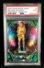 Breanna Stewart [Prizm Green Ice] #5 Basketball Cards 2020 Panini Prizm WNBA Fireworks Prices