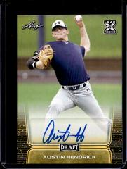 Austin Hendrick [Hobby Gold] #BA-AH1 Baseball Cards 2020 Leaf Draft Autographs Prices