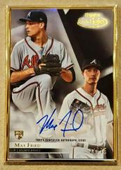 Max Fried [Black] #FA-MF Baseball Cards 2018 Topps Gold Label Framed Autograph Prices
