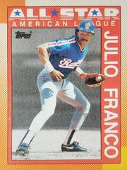 Julio Franco #386 Baseball Cards 1990 Topps Prices