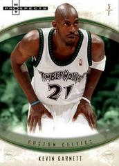 Kevin Garnett Basketball Cards 2007 Fleer Hot Prospects Prices