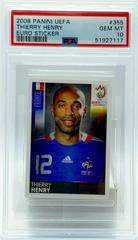 Thierry Henry #355 Soccer Cards 2008 Panini UEFA Euro Sticker Prices