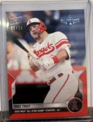 Mike Trout [Red] #ASG-13 Baseball Cards 2022 Topps Now All Star Game Prices