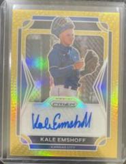 Kale Emshoff [Gold Prizm] #66 Baseball Cards 2021 Panini Prizm Draft Picks Autographs Prices