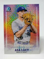 Asa Lacy [Orange Refractor] Baseball Cards 2021 Bowman Chrome Dawn of Glory Prices