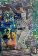 Curtis Mead [Aqua Shimmer Refractor] #BCP-10 Baseball Cards 2022 Bowman Chrome Prospects Prices