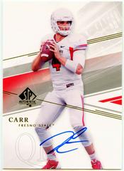 Derek Carr [Autograph] #10 Football Cards 2014 SP Authentic Prices