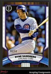Ryne Sandberg [Purple] #18 Baseball Cards 2022 Topps Tribute Prices