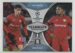 Kai Havertz, Leon Bailey #TS-HB Soccer Cards 2019 Topps Chrome UEFA Champions League Teammate Sensations Prices