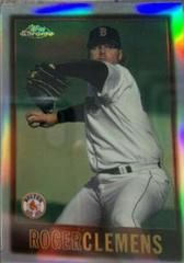 Roger Clemens [Refractor] Baseball Cards 1997 Topps Chrome Prices
