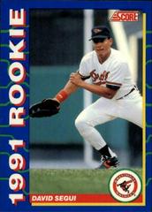 David Segui Baseball Cards 1991 Score Rookies Prices