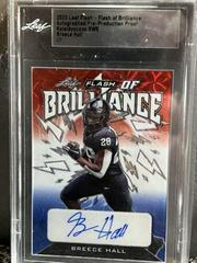 Breece Hall [Kaleidoscope Red White Blue] #FB-BH1 Football Cards 2022 Leaf Flash of Brilliance Autographs Prices
